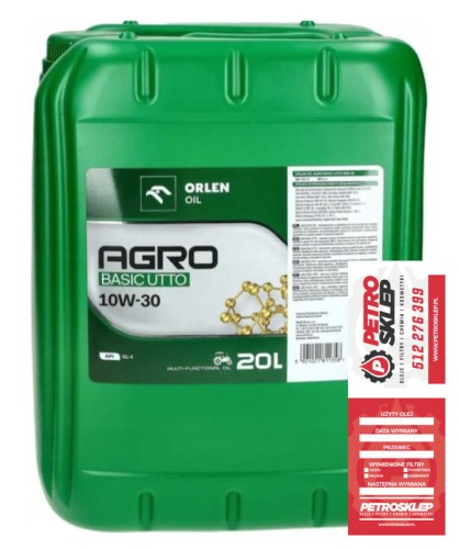 Orlen Agro Basic UTTO 10W30​​​ olej wielofunkcyjny 20L